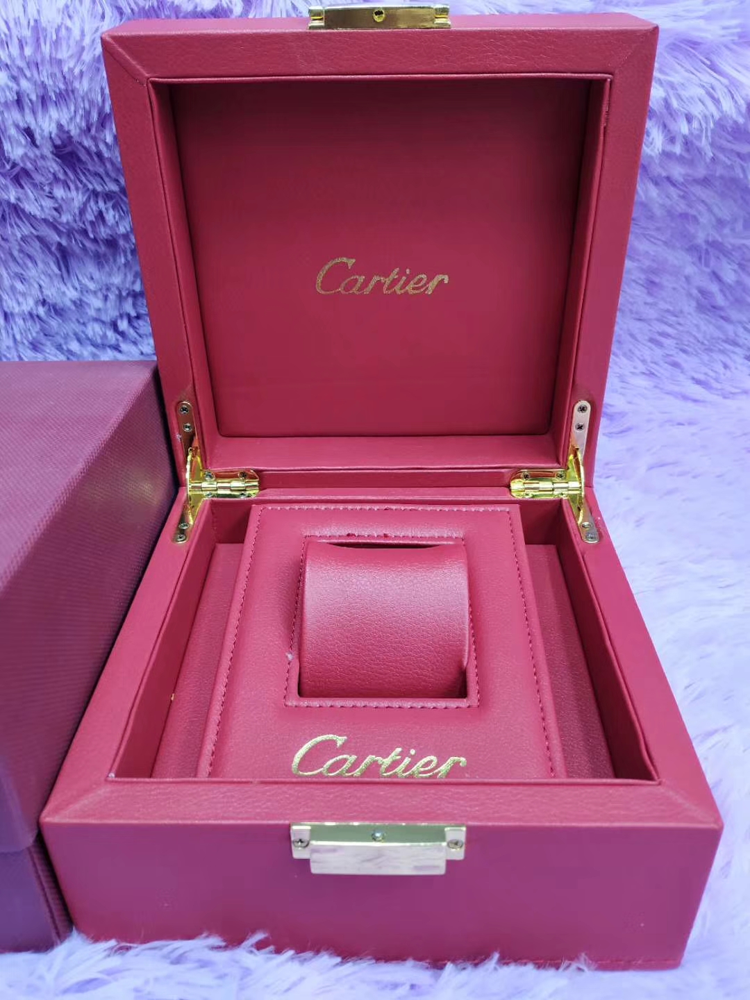 Replacement Cartier Red Leather Watch Box